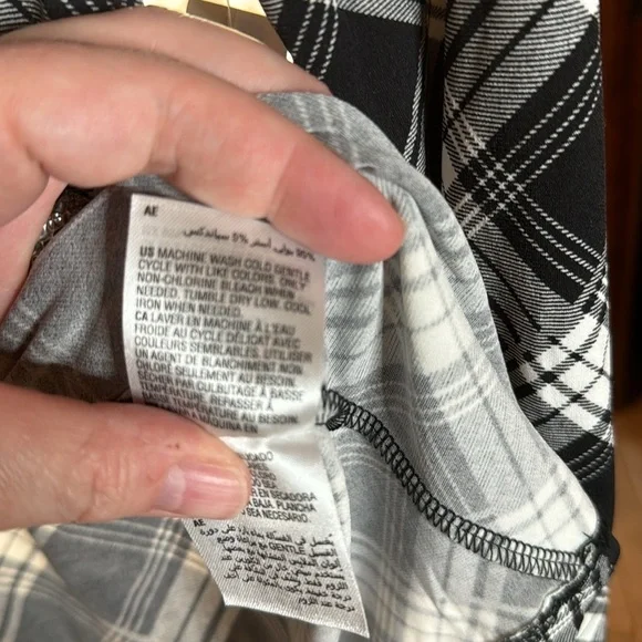 NWT Charter Club Plaid Shirt Size XS - Picture 10 of 10